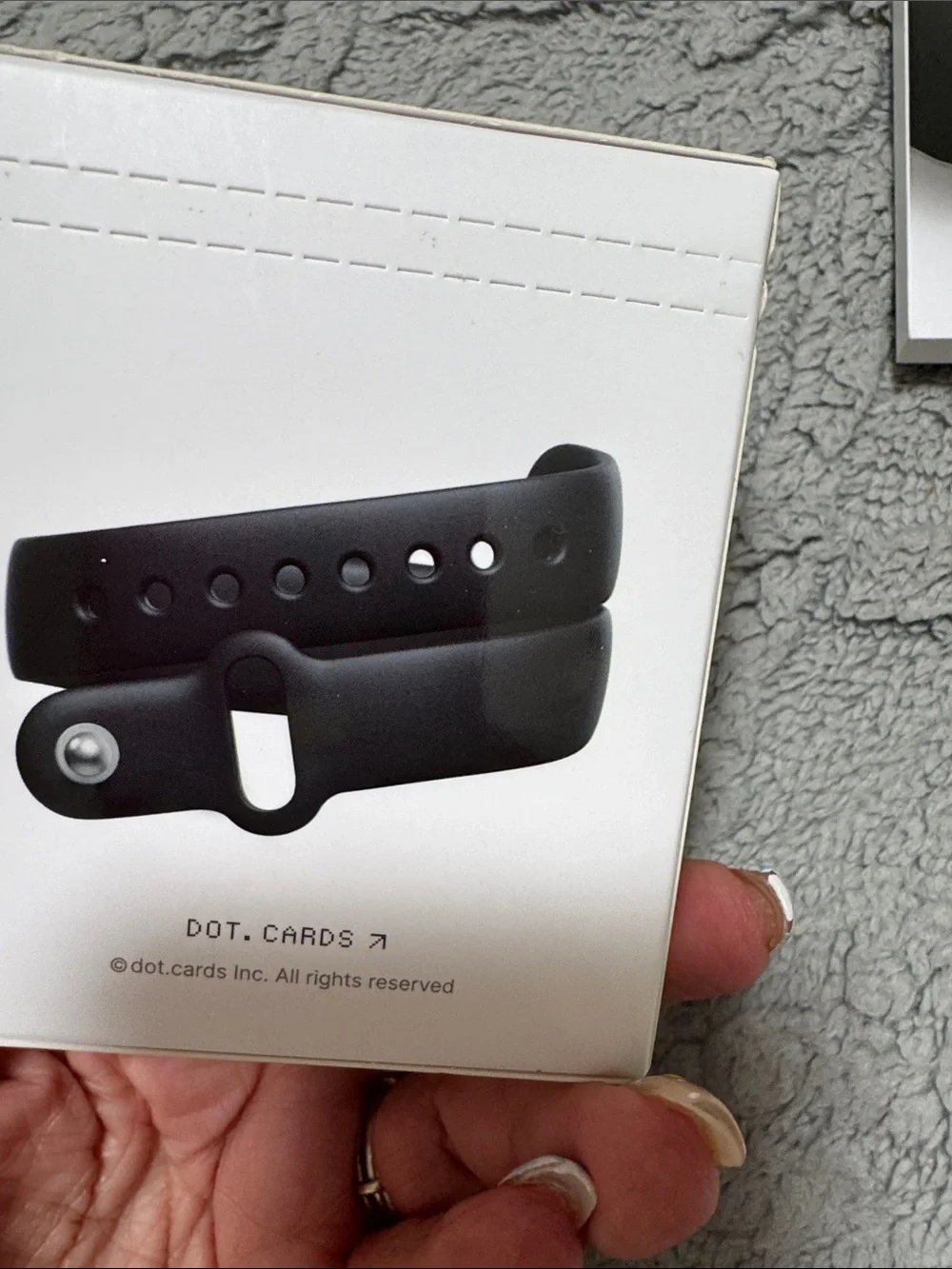 DOT Magnetic Wallet Card Holder - Black